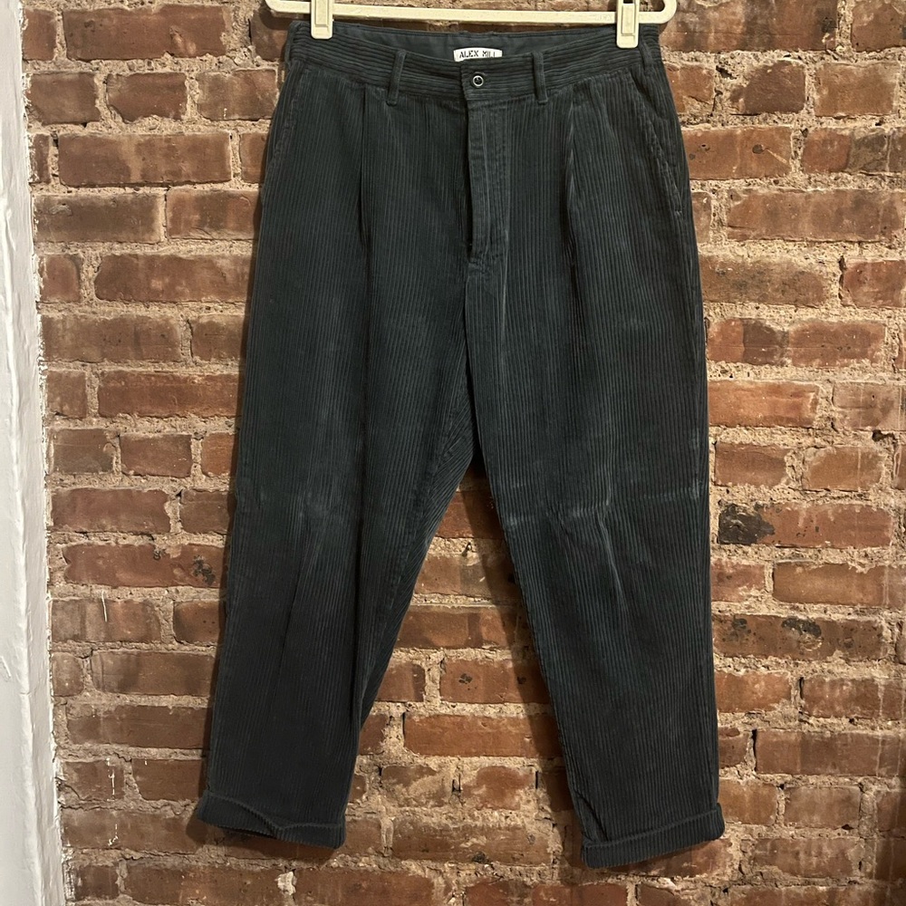 Men’s Alex Mill, Green, Corduroy Pants